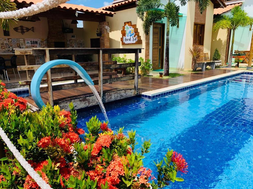 Flats Villas Litoral Sul - Lagoa Do Pau - Coruripe - Al Ngoại thất bức ảnh
